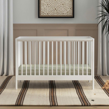 SM Crib White : Nôi + Giường Cũi Đa Chức Năng ( Có Phụ Kiện )